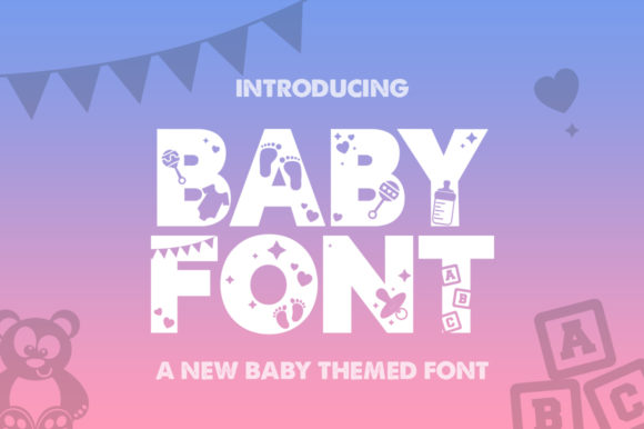 Baby Font: Bold Typography for Children's Designs