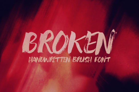 Broken and Bold: Elevate Your Design Projects with a Distinctive Typeface