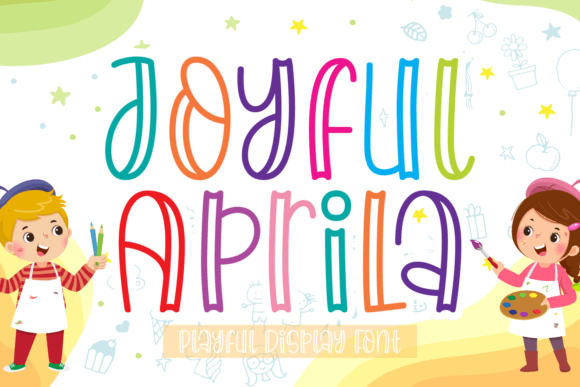 Joyful Aprila: A Playful Font for Modern Design