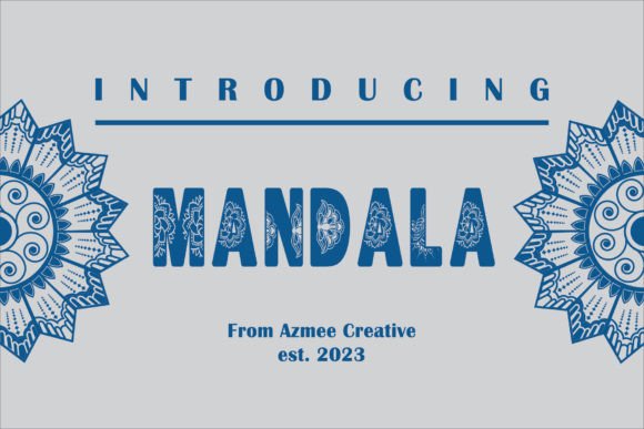 Mandala: A Bold Font for Impactful Visual Design
