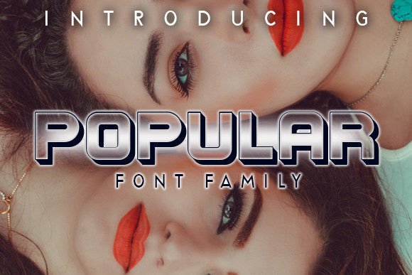 Popular: The Stylish Square Display Font for Modern Design