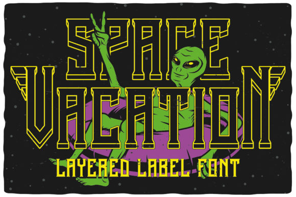 Space Vacation: Bold Typography for Impactful Design