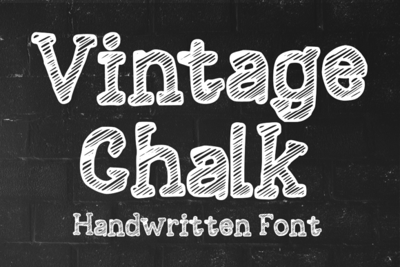 Vintage Chalk: A Handwritten Font for Authentic Design